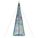 sapin noel a led conique 1028 led colorees 403 cm 5 | jardinna