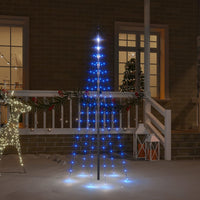 sapin noel mat drapeau 1134 led bleu 800x230 cm lumieres led droites 180 x 70 cm 1 | jardinna