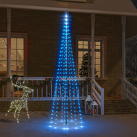 sapin noel mat drapeau 1134 led bleu 800x230 cm lumieres led droites 300 x 100 cm 1 | jardinna