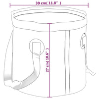 seau pliable premium pvc resistant x2 7 | jardinna