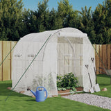 serre jardin acier galvanise diverses tailles blanc 2 x 2 x 2 | jardinna