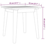 set bistro 3 pieces acacia robuste epure 6 | jardinna