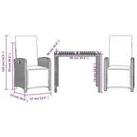 set bistro 3 pieces resine gris table acacia confort chic 7 | jardinna