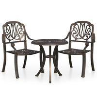 set bistro 3pcs chaises fixes vintage 0 | jardinna