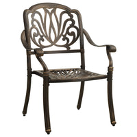 set bistro 3pcs chaises fixes vintage 2 | jardinna