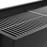set rotissoire barbecue charbon acier inoxydable 4 roues 5 | jardinna
