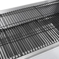 set rotissoire barbecue roues a charbon acier inoxydable 4 | jardinna