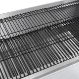 set rotissoire barbecue roues a charbon acier inoxydable 4 | jardinna