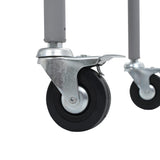 set rotissoire barbecue roues a charbon acier inoxydable 6 | jardinna
