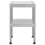 table acier exterieur fumoir 40x28x445 cm acier galvanise 3 | jardinna