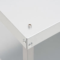 table acier exterieur fumoir 40x28x445 cm acier galvanise 4 | jardinna