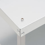 table acier exterieur fumoir 40x28x445 cm acier galvanise 4 | jardinna