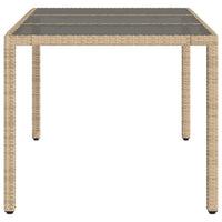 table jardin verre trempe polyvalente design resine tressee 5 | jardinna