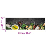 tapis cuisine antiderapant moderne 3 | jardinna