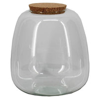 terrarium verre bouchon modele margaux 25 cm 23 cm default title 1 | jardinna