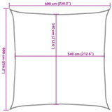 voile dombrage anti uv carre top collection marron 4 | jardinna