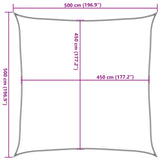 Voile D'ombrage 160 G/M² Pehd Noir