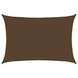 voile dombrage anti uv rectangulaire top collection marron 2 | jardinna