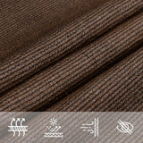 Voile D'ombrage 160 G/M² Pehd Marron
