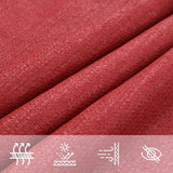 Voile D'ombrage 160 G/M² Pehd Rouge