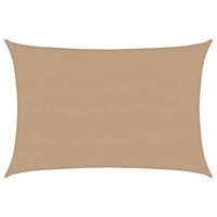 voile dombrage anti uv rectangulaire top collection taupe 2 | jardinna