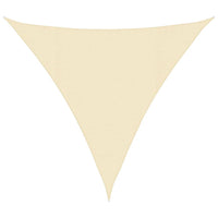 voile dombrage anti uv triangulaire top collection creme 2 | jardinna
