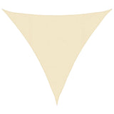 voile dombrage anti uv triangulaire top collection creme 2 | jardinna