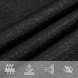Voile D'ombrage 160 G/M² Pehd Noir