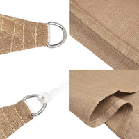 voile dombrage anti uv triangulaire top collection taupe 1 | jardinna
