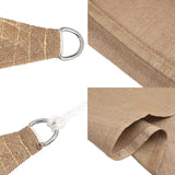 voile dombrage anti uv triangulaire top collection taupe 1 | jardinna