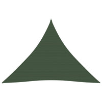 voile dombrage anti uv triangulaire top collection vert fonce 5 x 5 x 6 | jardinna