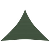 voile dombrage anti uv triangulaire top collection vert fonce 5 x 5 x 6 | jardinna