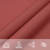 Voile De Parasol Tissu Oxford Rectangulaire Terre Cuite Couleur Terre Cuite