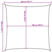 Voile De Parasol Pehd Carré Beige