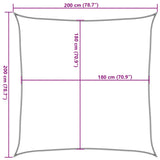 Voile De Parasol Pehd Carré Beige