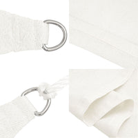 Voile De Parasol Pehd Carré 3,6 X 3,6 M Blanc