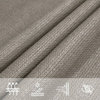 voile dombrage haute qualite carre top collection gris clair 8 | jardinna