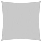 Voile D'ombrage 4,5X4,5 M 100% Polyester Oxford Gris Clair