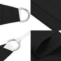 Voile De Parasol Tissu Oxford Carré Noir
