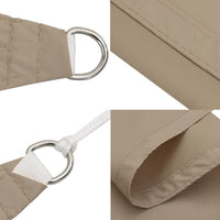 voile dombrage haute qualite oxford carre gamme premium taupe 5 | jardinna