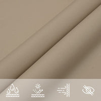 voile dombrage haute qualite oxford carre gamme premium taupe 6 | jardinna