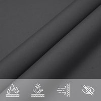Voile De Parasol Tissu Oxford Rectangulaire Anthracite