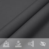Voile De Parasol Tissu Oxford Rectangulaire Anthracite