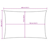 voile dombrage haute qualite oxford rectangulaire premium beige 5 | jardinna