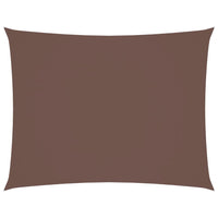 Voile De Parasol Tissu Oxford Rectangulaire Marron