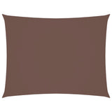 Voile De Parasol Tissu Oxford Rectangulaire Marron