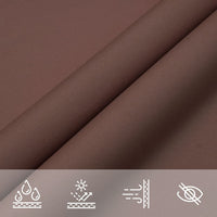 voile dombrage haute qualite oxford rectangulaire premium marron 7 | jardinna