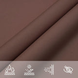 voile dombrage haute qualite oxford rectangulaire premium marron 7 | jardinna