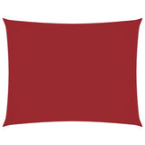 voile dombrage haute qualite oxford rectangulaire premium rouge 2 | jardinna