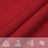 voile dombrage haute qualite oxford rectangulaire premium rouge 8 | jardinna